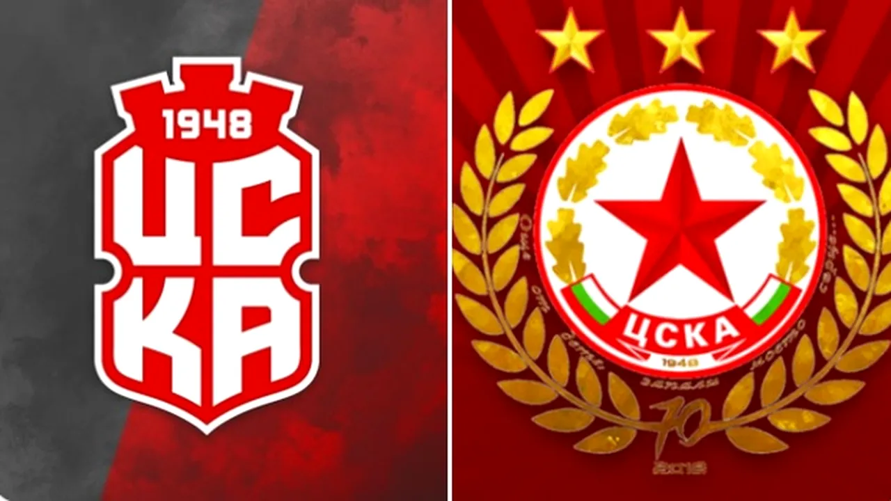 Rivalitatea CSA Steaua - FCSB s-a mutat la vecini: cele două echipe desprinse din CSKA Sofia se întâlnesc în prima etapă din Bulgaria, programată pe 7 august!