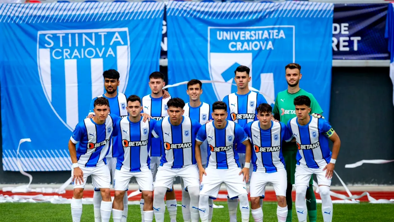 Universitatea Craiova a câştigat Liga de Tineret, după finala cu UTA. „Leuţii” vor juca în UEFA Youth League