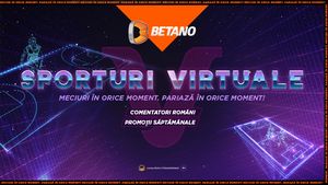 "V" de la Virtuale. Ce sunt Sporturile Virtuale de pe Betano, cum le joci și ce trebuie să știi despre ele