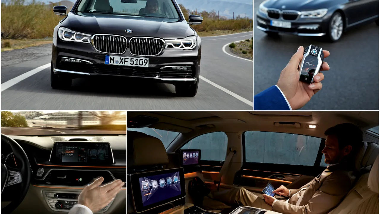 FOTO | Imagini oficiale cu noul BMW Seria 7. A șasea generație a modelului bavarez de lux vine cu inovații tehnologice importante
