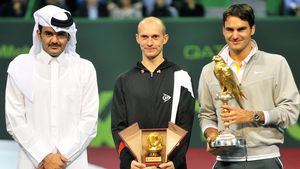 Roger Federer s-a impus la Doha** pentru a 3-a oară în carieră