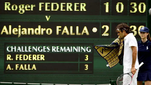 Federer a fost aproape să părăsească Wimbledon-ul încă din primul tur