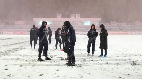 LIVE TEXT | Meciul FC Botoșani – Dinamo, amânat! În Moldova ninge ca-n povești. Toate evenimentele petrecute | GALERIE FOTO