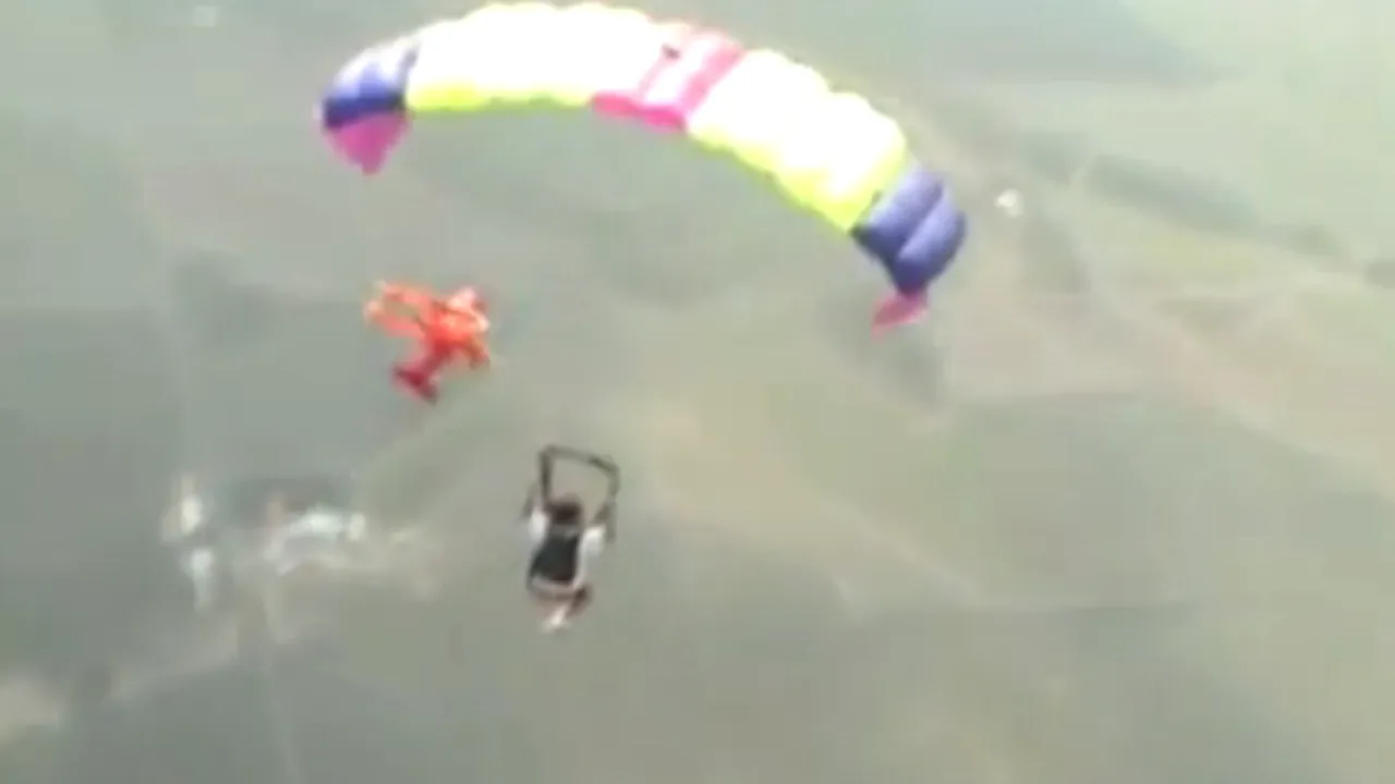 VIDEO INGROZITOR! Și-a filmat cel mai NEGRU moment din viață: salt în gol de la 1000 de m! 4 ani nu s-a putut uita la imaginile astea