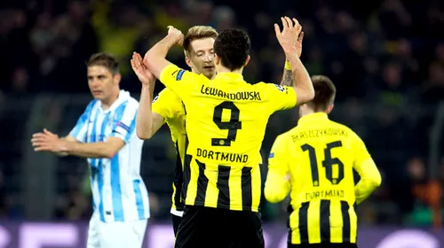 FABULOS** Borussia întoarce scorul cu două goluri marcate în prelungiri și se califică în semifinalele Ligii! Dortmund – Malaga 3-2