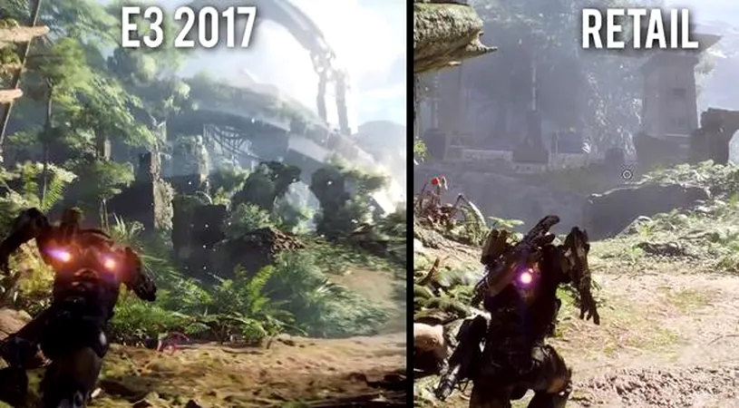 Anthem - downgrade grafic evident față de versiunea prezentată la E3 2017