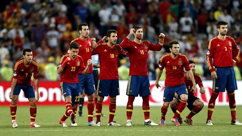 Spania, a treia oară consecutiv într-o finală!** Doar Republica Federală Germană a mai realizat această performanță