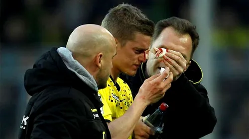 Are doar 23 de ani, dar un ghinion cât pentru o viață întreagă!** Borussia Dortmund ține în lot cel mai mutilat fotbalist din Ligă: 3 accidentări grave în ultimele 12 luni