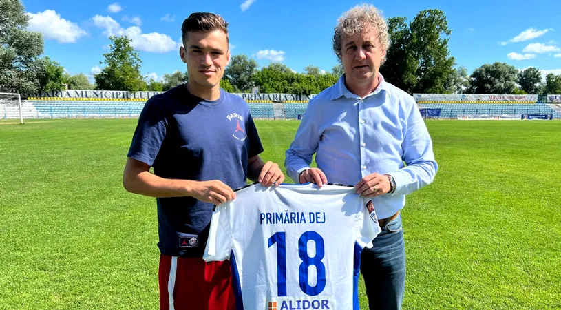 Unirea Dej a împrumutat de la FCSB un jucător pe care clubul lui Becali în debuta în Liga 1 la 16 ani