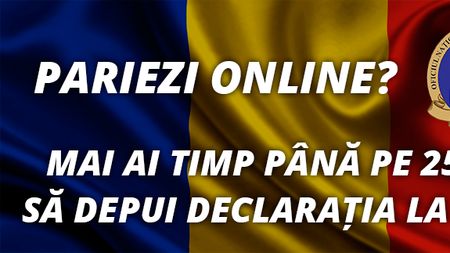 (P) Ai câștigat la pariuri online? Vezi ce ai de făcut până în 25 Mai!