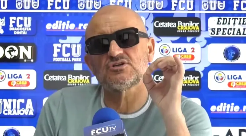 FCU Craiova a fost sancționată din nou și începe Liga 3 cu aproape 100 de puncte scăzute. Adrian Mititelu: ”Federația dispare în 6-9 luni! Să vină Hagi și Gică Popescu.” EXCLUSIV