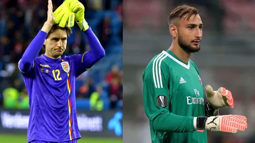 Veste senzațională pentru Ciprian Tătărușanu! AC Milan a blocat negocierile pentru prelungirea contractului cu Gianluigi Donnarumma