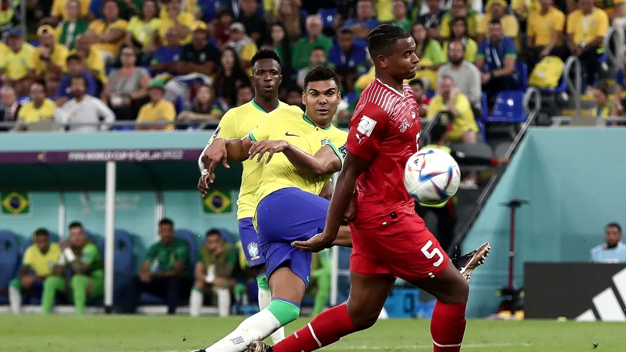 Brazilia - Elveția 1-0, în Grupa G de la Campionatul Mondial din Qatar. Casemiro își califică echipa în optimile de finală!