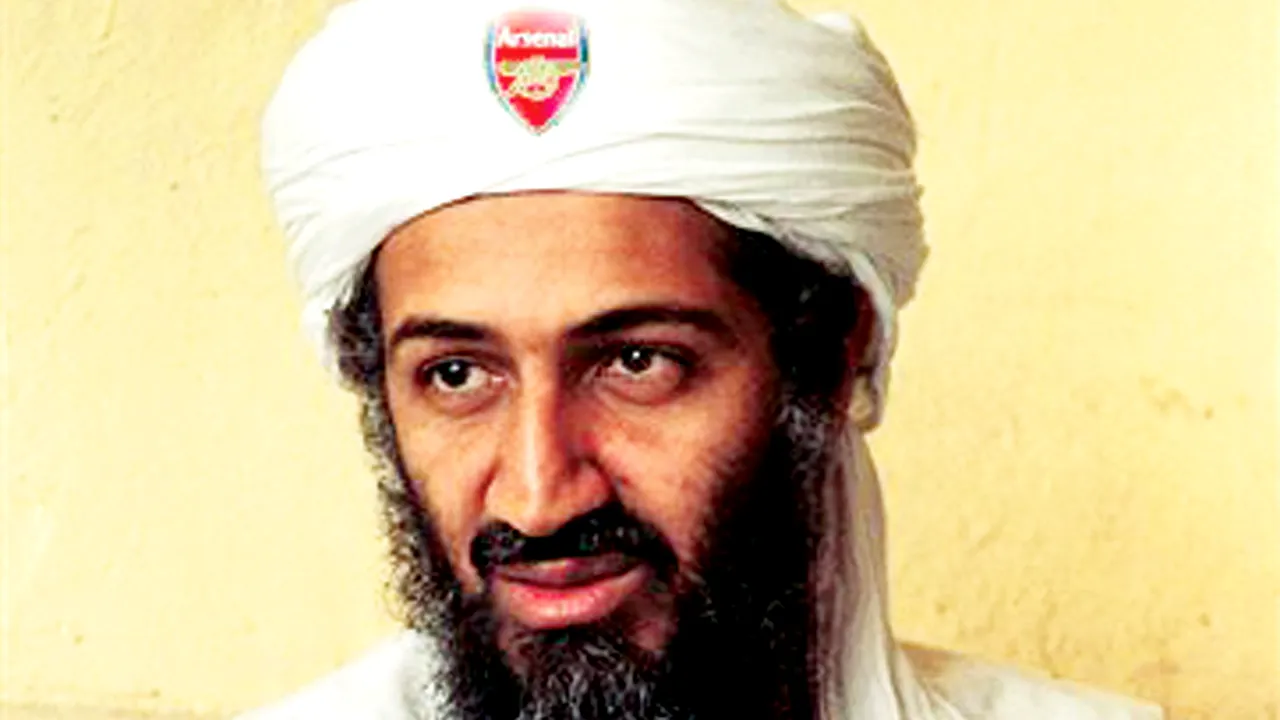 Bin Laden, fan Arsenal!