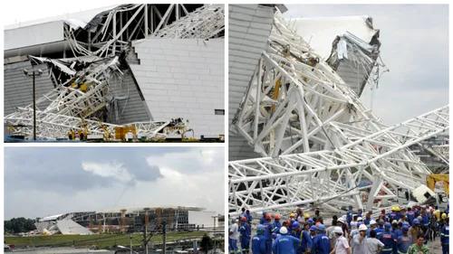 Alertă la FIFA: un alt stadion de la Mondial nu va fi gata la termen. Arena din Sao Paulo întrece acum Curitiba la probleme 