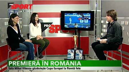 VIDEO - ProSport Raport. Andru Nenciu și invitatele sale - Roxana Scarlat și poeta de la scrimă, Maria Boldor - au vorbit despre Cupa Campionilor Europeni la floretă pe echipe