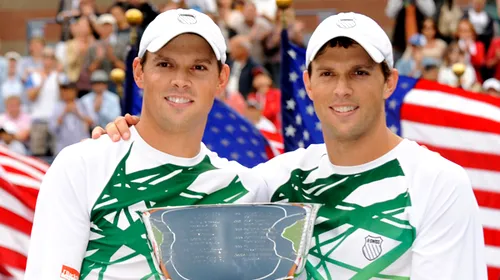 Frații Bryan, învingători în proba de dublu la US Open! Vezi ce record vor să doboare