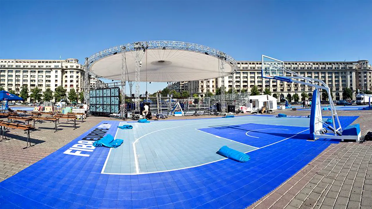 Incepe distractia la 3x3 EuroTour Wizz Air Sport Arena Streetball