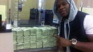 "Money" Mayweather a dat lovitura în prima zi din 2014: a pariat 50.000 $ și a câștigat! VEZI biletul câștigător