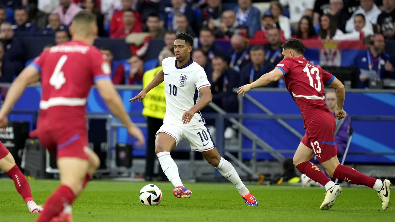 Serbia - Anglia 0-1, în Grupa C de la EURO 2024 din Germania. Jude Bellingham, eroul lui Gareth Southgate în meciul de la Gelsenkirchen