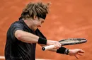 Scene şocante la Roland Garros! Numărul 6 ATP şi-a pierdut cumpătul şi s-a lovit repetat cu racheta, a început să țipe, iar fanii s-au dezlănțuit împotriva lui! VIDEO