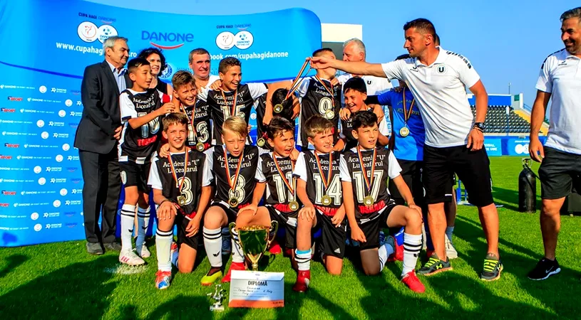 Cupa Hagi Danone | U Cluj a câștigat finala și va reprezenta, alături de Academia lui Hagi, România la Danone Nations Cup din Spania