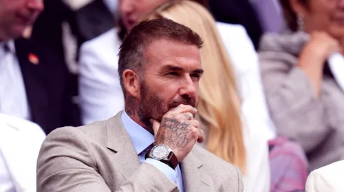 Cu ce ceas a fost surprins David Beckham la Wimbledon! Suma este accesibilă și pentru românii cu venituri medii