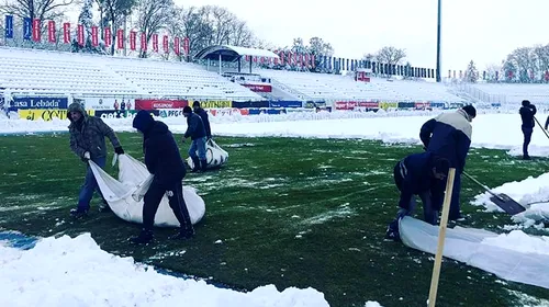 Cum arată suprafața de joc din Copou cu câteva ore înaintea meciului Poli Iași – FCSB