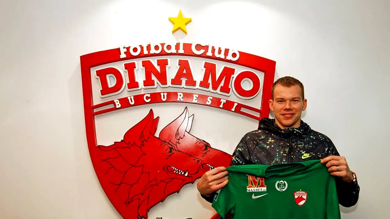 OFICIAL | Vytautas Cerniauskas a semnat cu Dinamo! Portarul lituanian revine în 