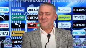 Mihai Rotaru nu renunță la luptă și anunță că Universitatea Craiova vrea trofeul: „Acesta este obiectivul!”. VIDEO