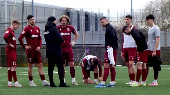 CSC Dumbrăvița a intrat în cantonament cu 24 de jucători, în satul ”dacilor liberi”