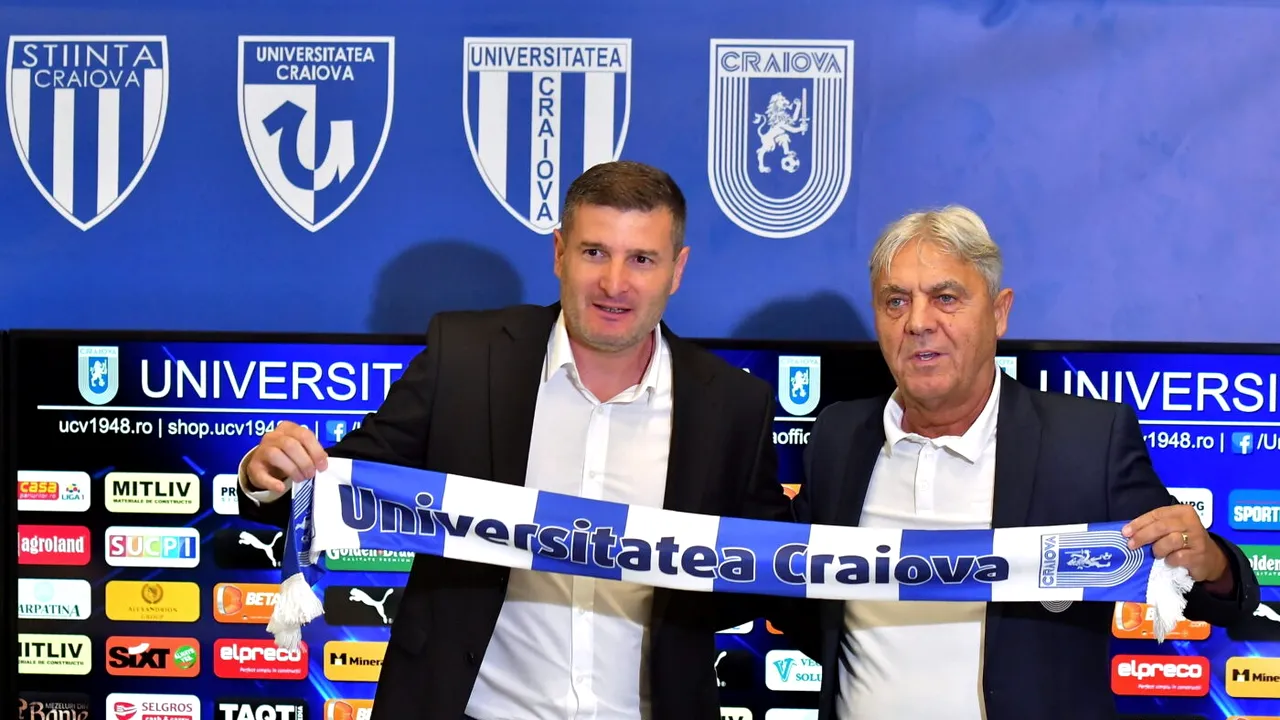 Mihai Rotaru își face staff de titlu: cine a semnat cu Universitatea Craiova! Are trei titluri cu CFR Cluj și a venit de la echipa lui Cosmin Contra