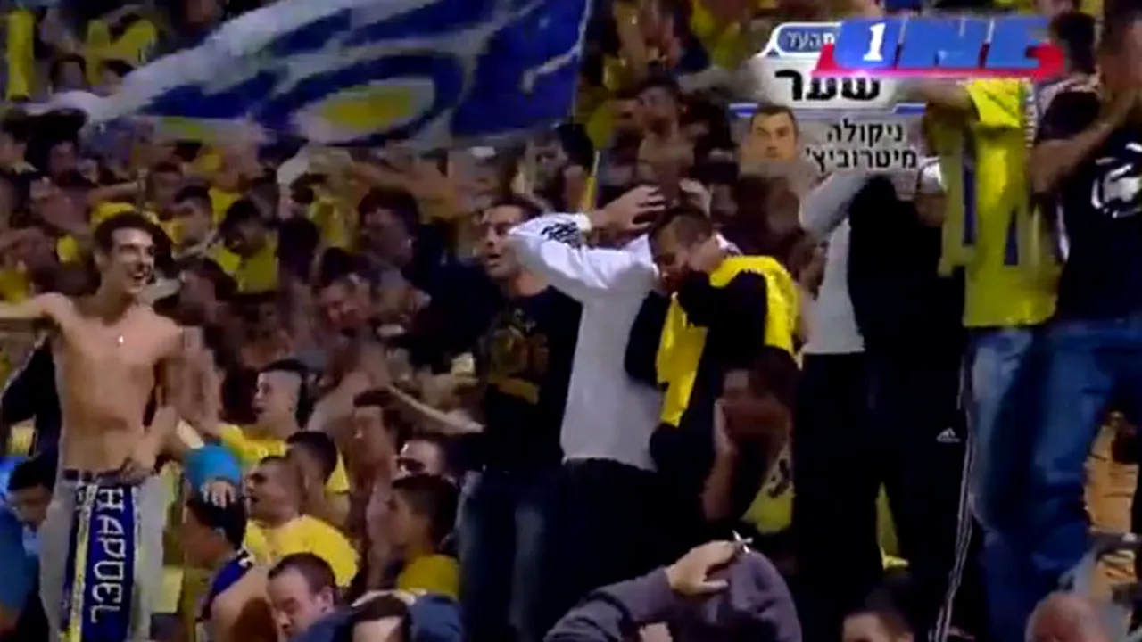 VIDEO Asta a fost reacția fanilor când au văzut acest gol: toți și-au pus mâinile pe cap! Reușita săptămânii vine din Israel