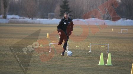 FOTO** Pancu a revenit la antrenamentele Rapidului! Sotelo a făcut cunoștință cu noii colegi