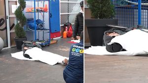 Starul ATP n-a mai rezistat şi s-a culcat pe jos, la Roland Garros, spre stupefacția tuturor