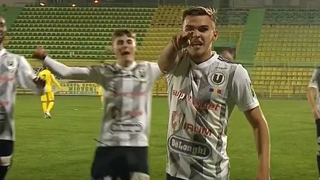 Niculescu, învins cu un șut de ”lunetist”! Execuția perfectă al lui Negrean a făcut diferența în Mioveni - ”U” Cluj