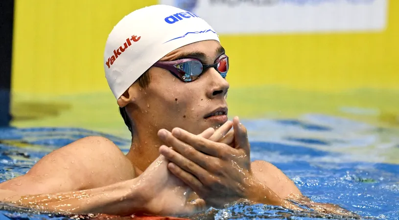 David Popovici, în centrul atenției înainte de Campionatele Europene de înot în bazin scurt