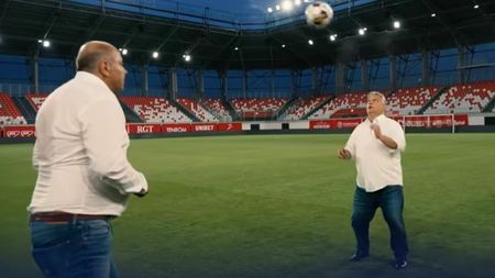Ungurii jubilează după primirea pe care a avut-o Viktor Orban la Sf. Gheorghe. Imaginile cu Dioszegi în timp ce schimbă pase cu premierul maghiar sunt comentate în Nemzeti Sport