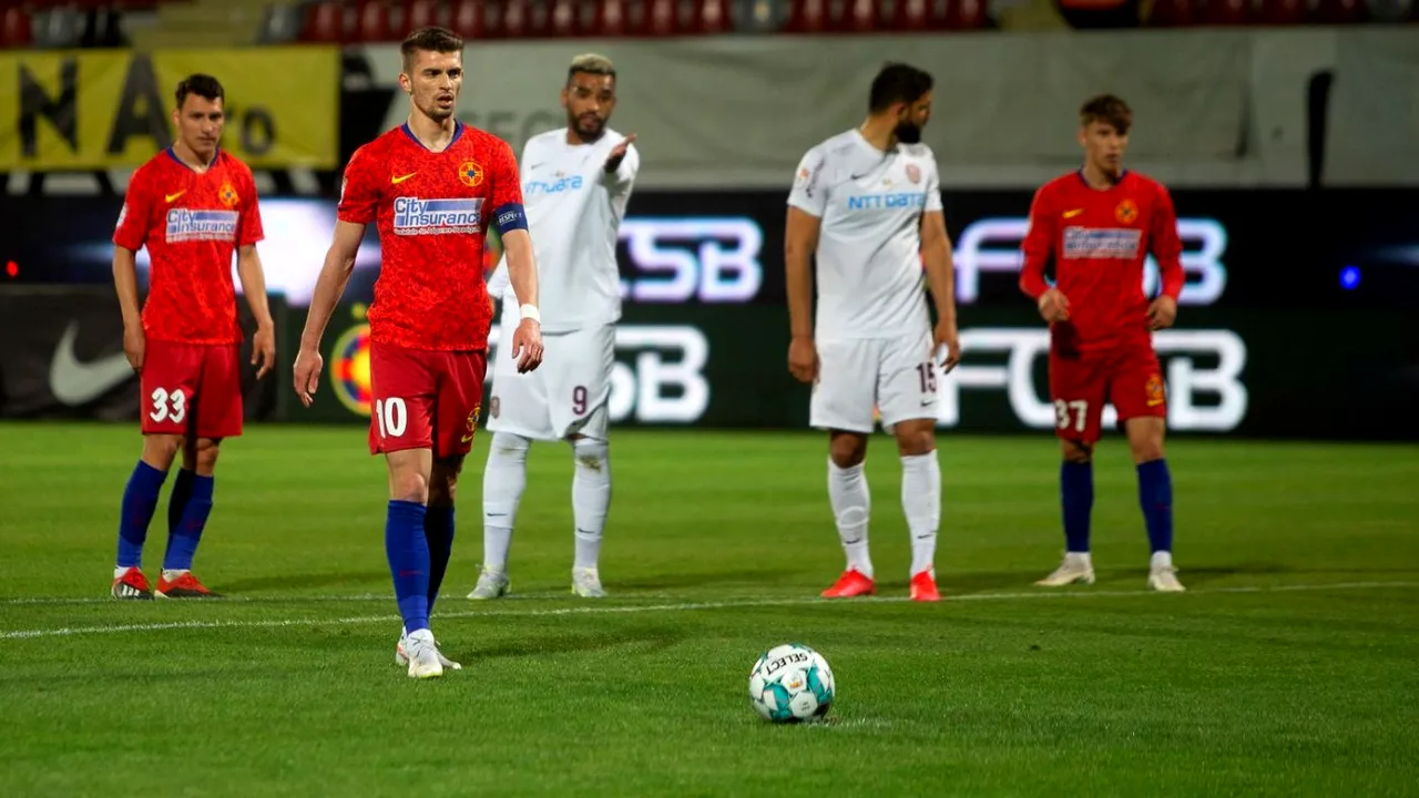 Florin Tănase, penalty obținut și transformat în derby-ul cu CFR Cluj! A intrat direct în istoria lui FCSB | FOTO & VIDEO