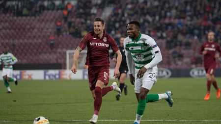 Ciprian Deac a dat declarația serii, după CFR Cluj - Celtic: "Mă doare piciorul de la câte centrări dau"