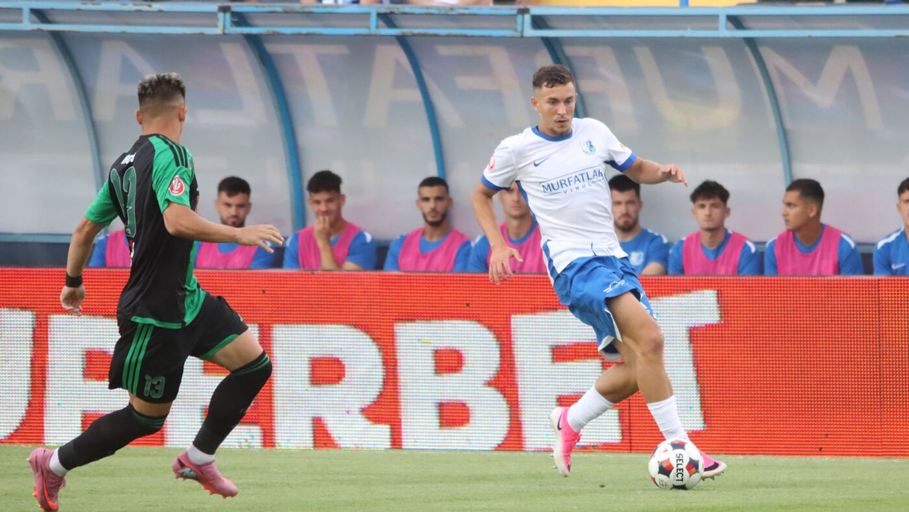 Farul - Corvinul 2-0, în etapa 2 din Superliga. Meciul se încheie cu golul lui Goncear de la 60 de metri
