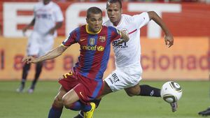 "Tereștrii" lui Guardiola, răpuși de Kanoute și Luis Fabiano! Sevilla - Barcelona 3-1 VIDEO