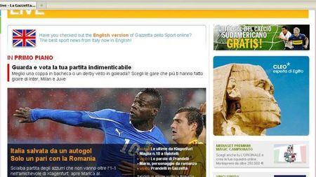 "Italia, salvată de un autogol!"** Vezi de ce l-au huiduit fanii pe Balotelli!