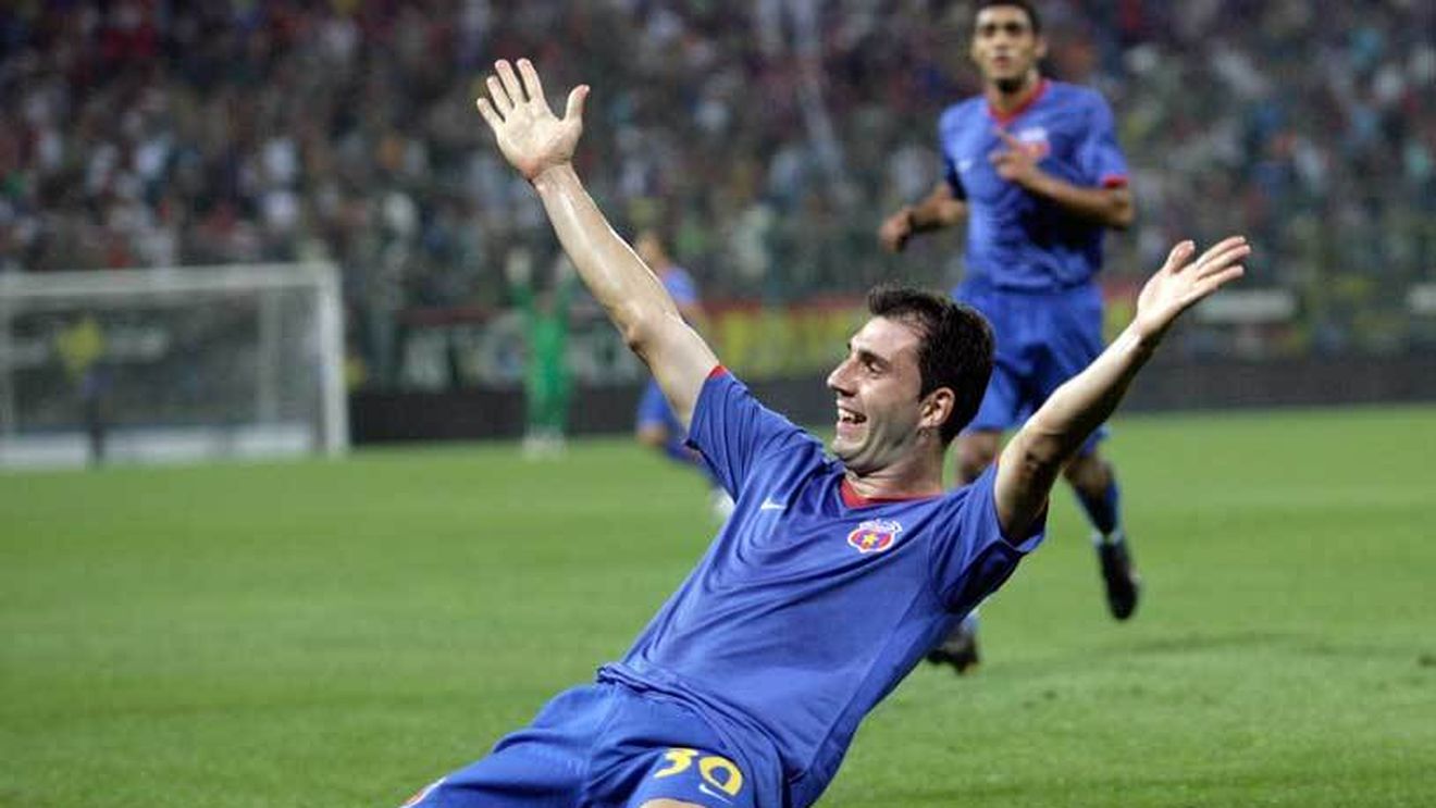 Piovaccari a rupt blestemul. Steaua nu mai marcase în deplasare, într-un meci de Ligă, de 398 de minute