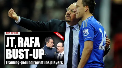 Haos la Chelsea!** Terry și Benitez, în centrul unui scandal monstru: **”Toți jucătorii erau șocați. Și-au zis cuvinte grele”