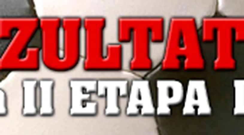 Rezultate Liga 2, etapa a XII-a