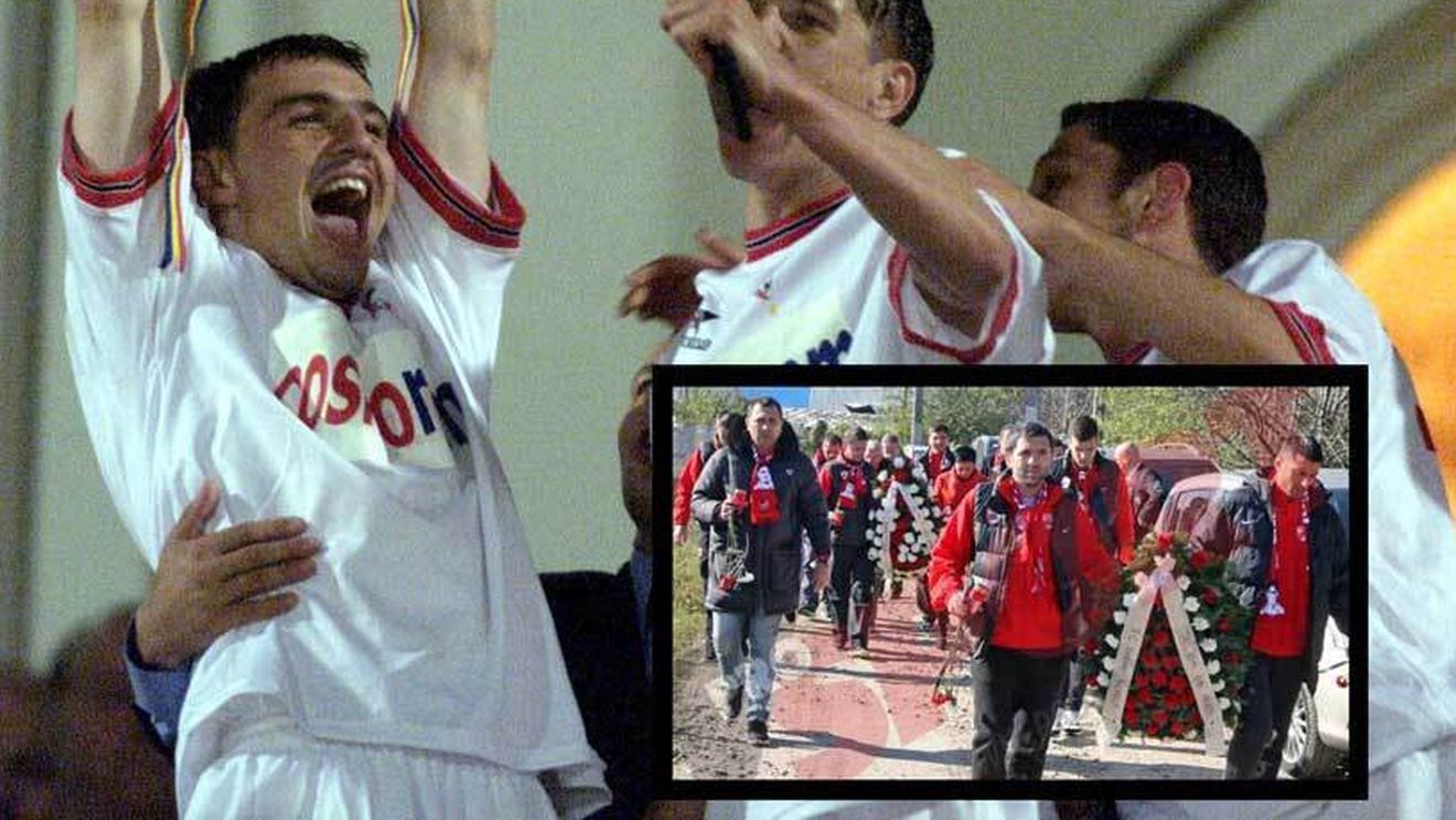 5 octombrie, ziua cea mai tristă pentru dinamoviști! FOTO - "Câinii" au fost la mormântul lui Cătălin Hîldan