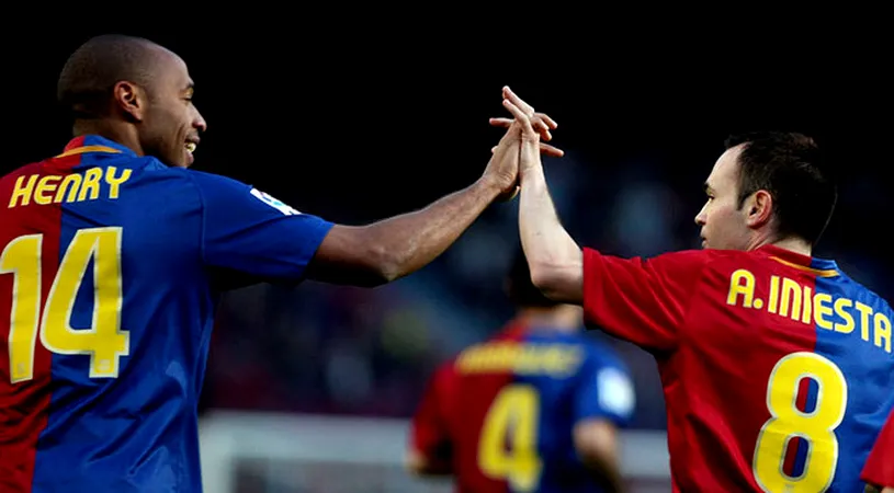 Iniesta și Henry, apți pentru finala Champions League!