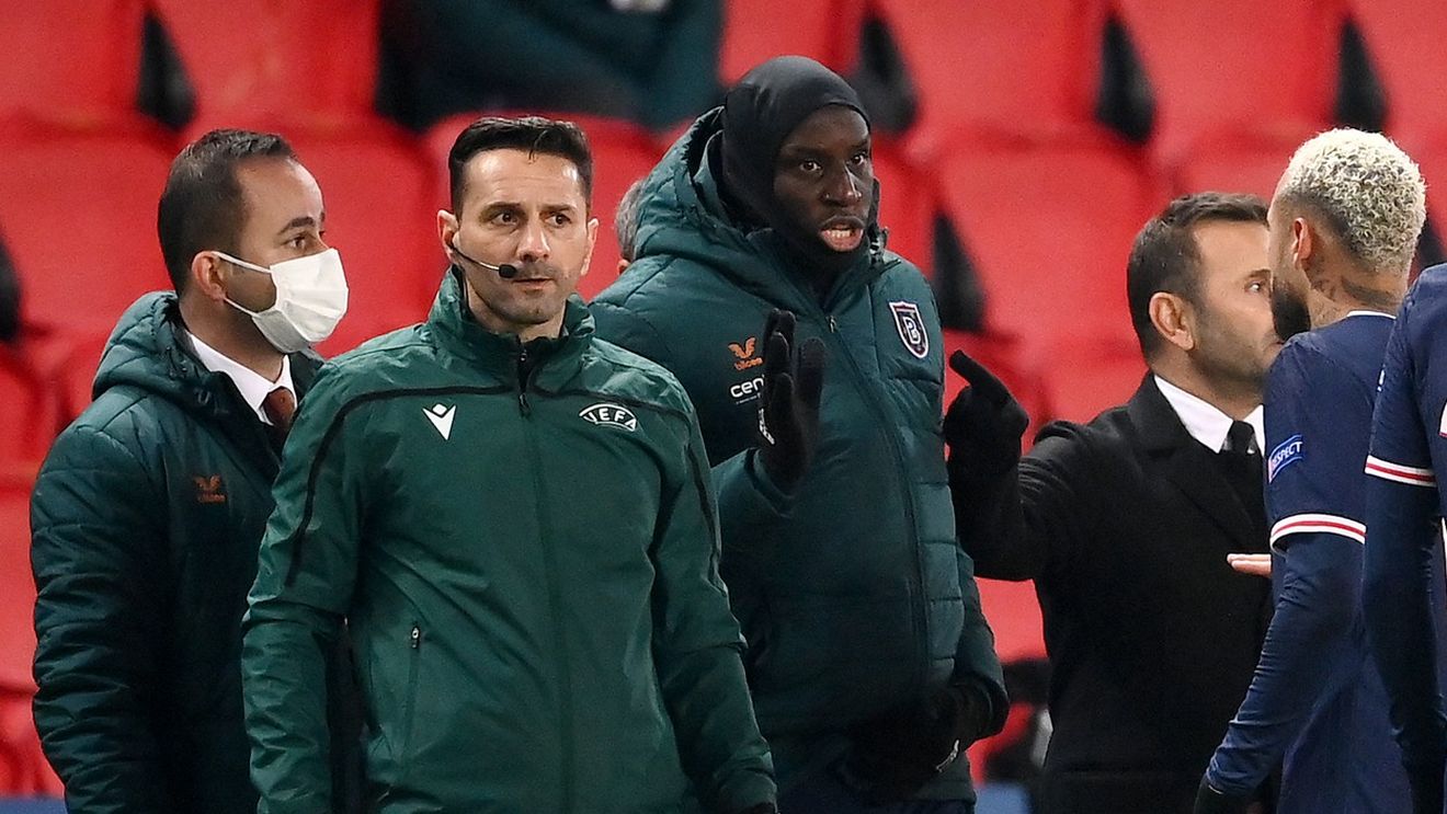 Pierre Webo a ieșit la atac, după scandalul de la meciul PSG - Bașakșehir! „Asta nu este o problemă a României, e o problema umană”. Mesajul pentru Sebastian Colțescu