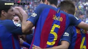 Barcelona a câștigat la ultima fază, iar fanii Valenciei au înnebunit! VIDEO | Neymar, Suarez și Mascherano au căzut ca secerați, Messi s-a înjurat cu suporterii "liliecilor"